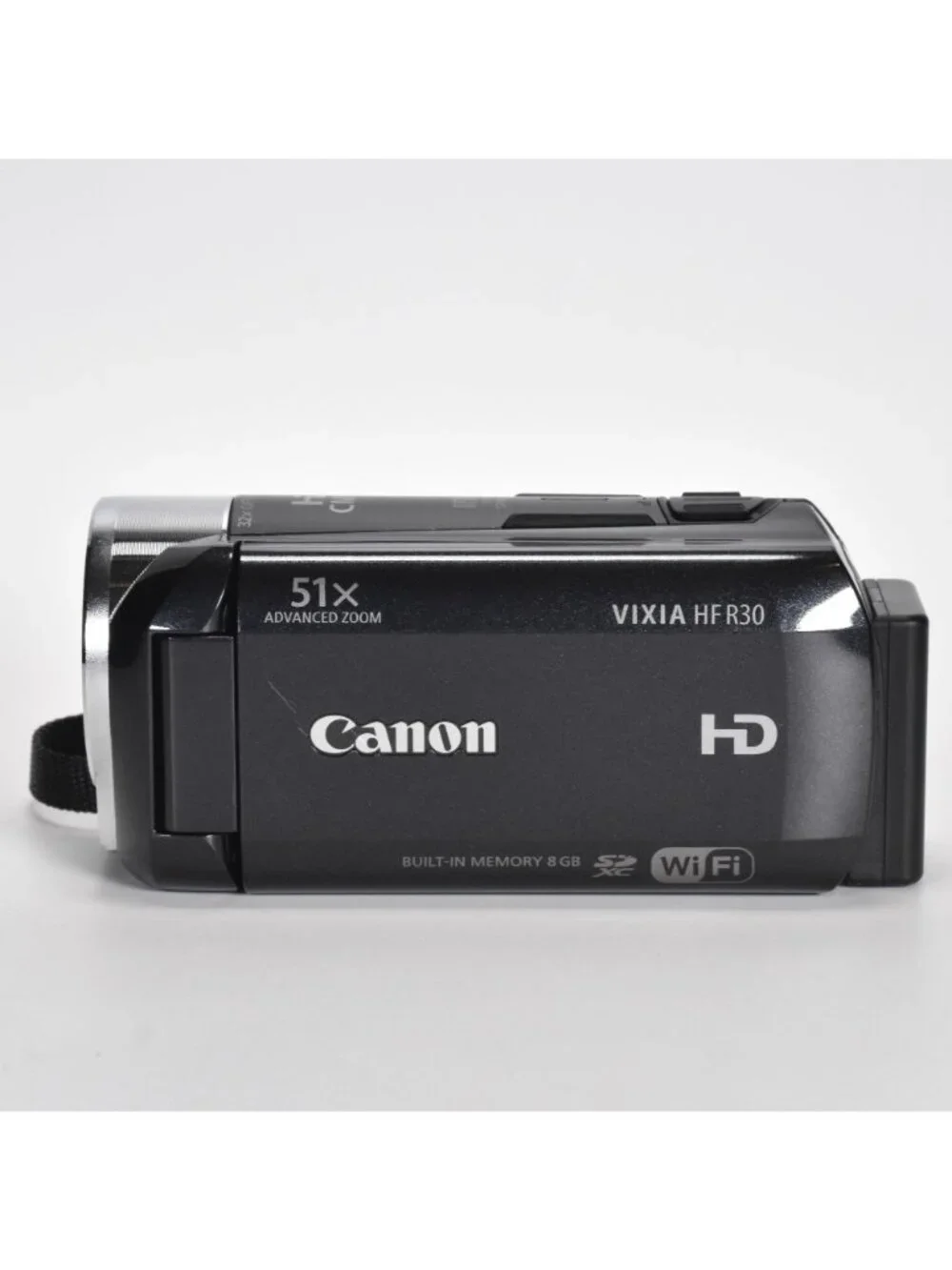 Canon VIXIA HF R30 Full HD Camcorder 32x Optical Zoom WiFi 64GB SD Card MINT